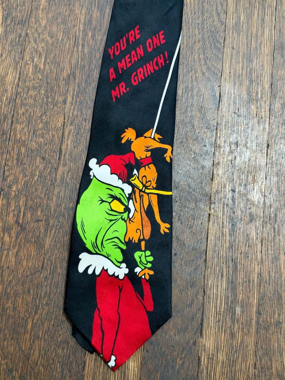 Dr. Seuss The Grinch You're A Mean One Mr. Grinch Necktie